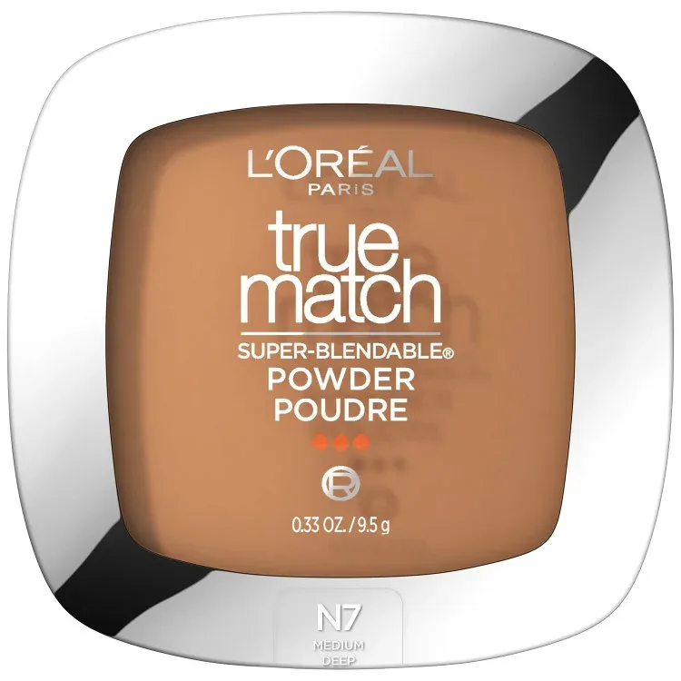 ロレアル パリ トゥルーマッチ スーパーブレンド オイルフリー メイクアップパウダー クラシックタン 約9g L'Oreal Paris True Match Super Blendable Oil Free Makeup Powder, Classic Tan, 0.33 oz 【お取り寄せ商品】