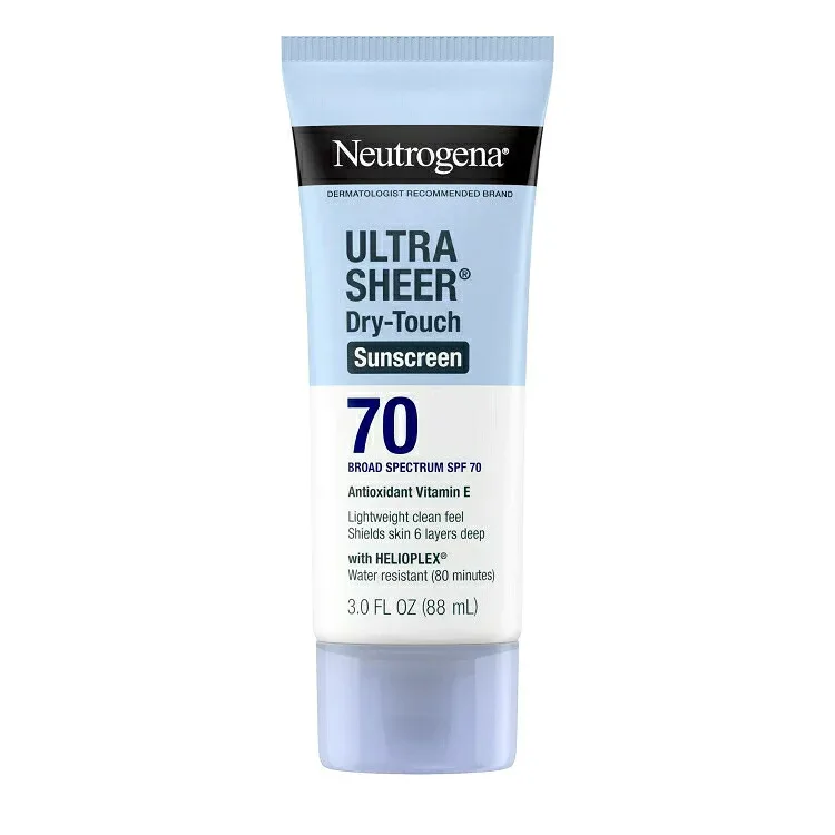 ニュートロジーナ ウルトラシアー ドライタッチ サンスクリーンローション SPF 70 88ml Neutrogena Ultra Sheer Dry-Touch SPF 70 Sunscreen Lotion, 3 fl. oz 【お取り寄せ商品】