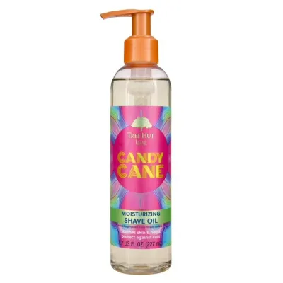 ツリーハット ベア キャンディケーン モイスチャライジング シェーブオイル 約228mL Tree Hut Bare Candy Cane Hydrating & Moisturizing Shave Oil, 7.7 fl oz. 【お取り寄せ商品】