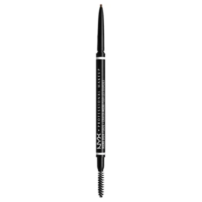 ニックス プロフェッショナル メイクアップ マイクロ ヴィーガン アイブロウペンシル チョコレート 約0.09g NYX Professional Makeup Micro Vegan Eyebrow Pencil, Chocolate, 0.003 oz 【お取り寄せ商品】