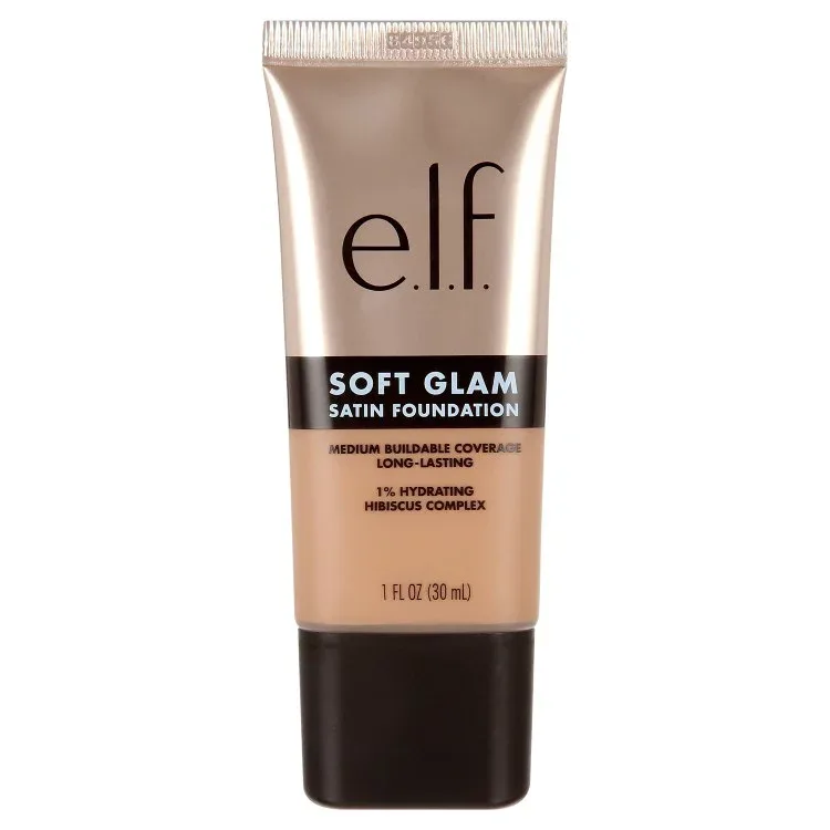 エルフ ソフトグラム サテンファンデーション 43 タン クール 約30mL e.l.f. Soft Glam Satin Foundation, 43 Tan Cool, 1 fl oz 【お取り寄せ商品】