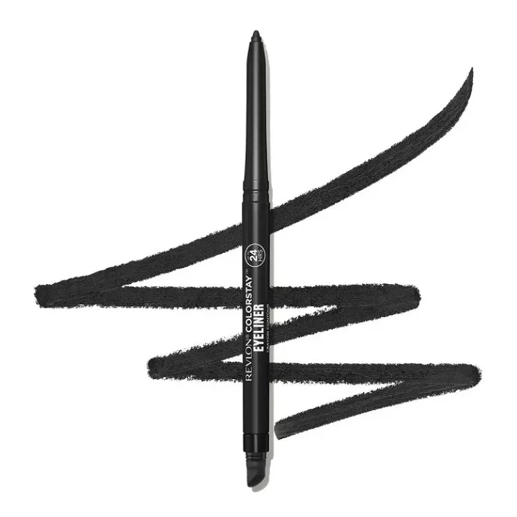 レブロン カラーステイ ウォータープルーフ アイライナーペンシル シャープナー内蔵 201 ブラック 約0.3g Revlon ColorStay Waterproof Eyeliner Pencil, Built-In Sharpener, 201 Black, 0.01 oz 【お取り寄せ商品】