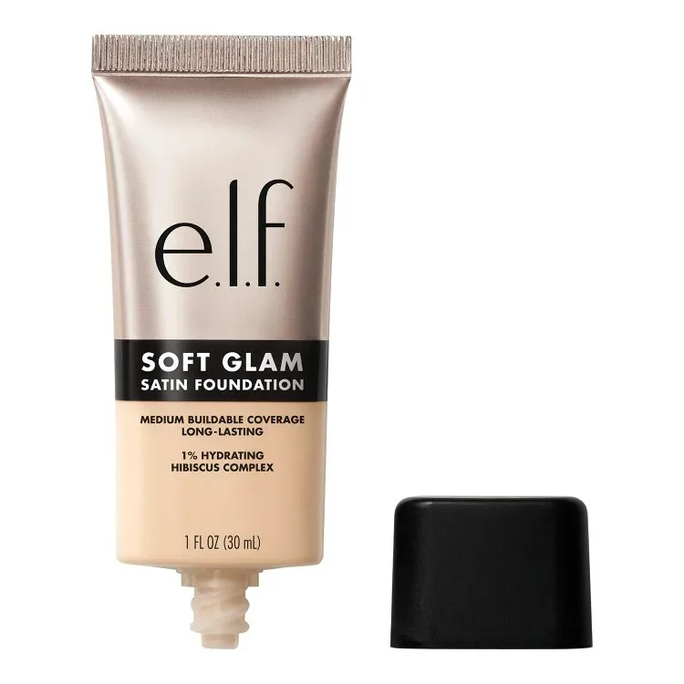 エルフ ソフトグラム サテンファンデーション 13 フェア ニュートラル 約30mL e.l.f. Soft Glam Satin Foundation, 13 Fair Neutral, 1 fl oz 【お取り寄せ商品】