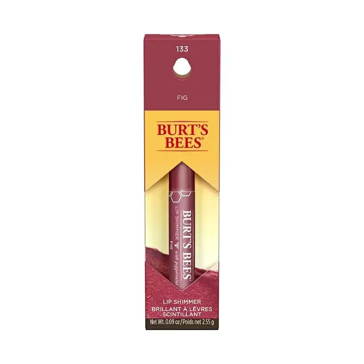 バーツビーズ フィグ リップシマー 約2.6g Burt's Bees Fig Lip Shimmer 0.09 oz. blister box 【お取り寄せ商品】