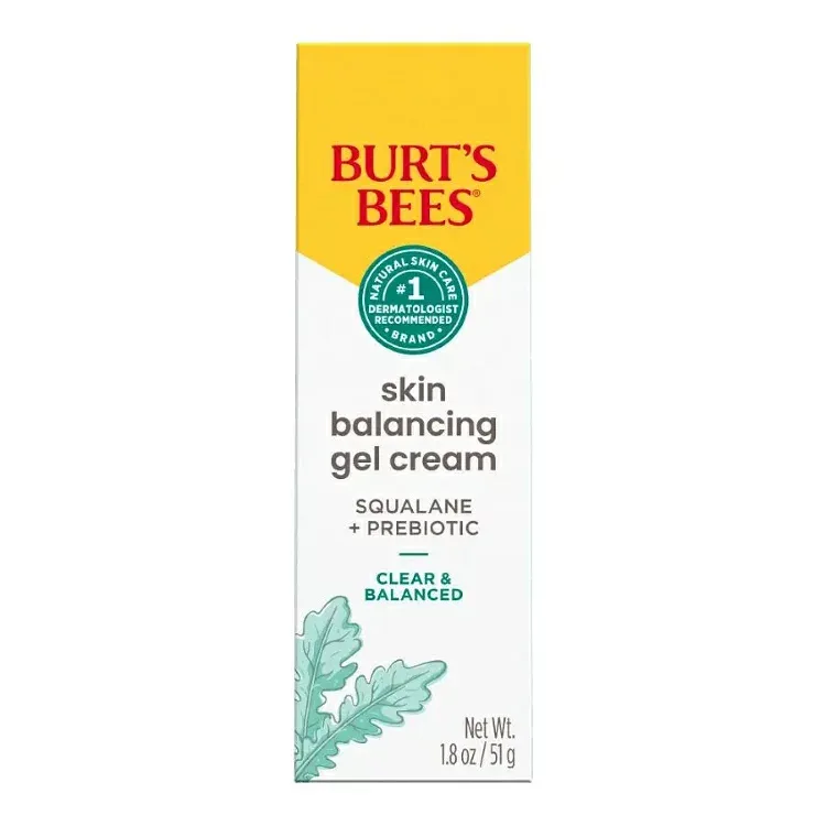 バーツビーズ クリア&バランスド スキンバランシング ジェルクリーム 約51g Burt's Bees Clear & Balanced Skin Balancing Gel Cream 1.8 oz. 【お取り寄せ商品】