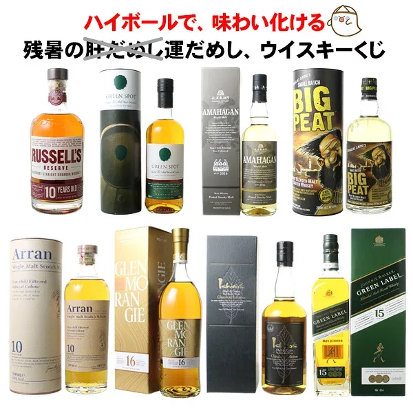 【8/28以降出荷】<限定50口>酒のやまいち ウイスキーくじ 2026年8月 第2弾 ※おひとり様「3口まで」