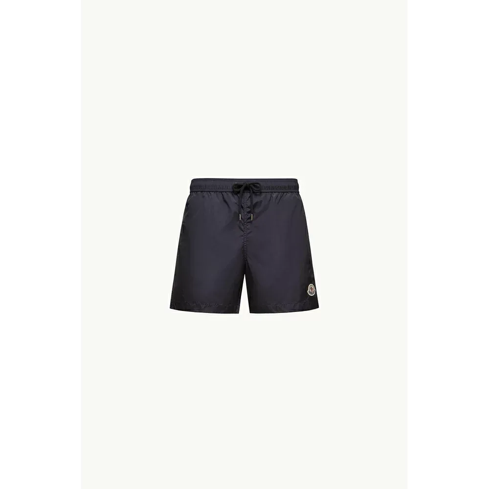 2026/27秋冬 MONCLER モンクレール メンズLogo Patch Swim Shorts水着【Night Blue 】【正規品】