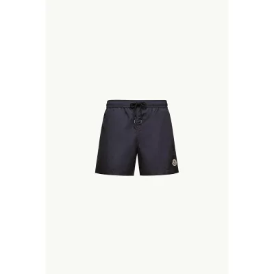 2026/27秋冬 MONCLER モンクレール メンズLogo Patch Swim Shorts水着【Night Blue 】【正規品】