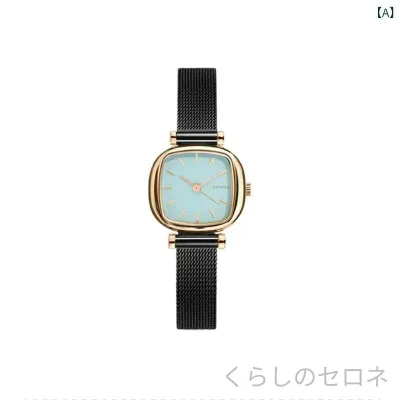 レディース 腕時計 スクエア型 小型 防水 シンプル レトロ ファッション 高級感 気質 コーディネート アイテム 軽量 デザイン 洗練 スタイル