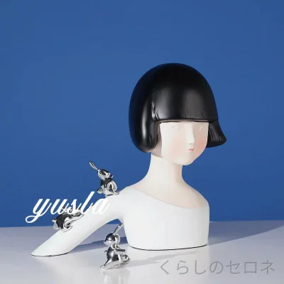 インテリア雑貨 置物 オブジェ モダン シンプル かわいい キャラクター リビング 子供部屋 テレビ台 玄関 展示場 モデルルーム 別荘 おしゃれ 高見え 癒し 贈り物 プレゼント 飾り