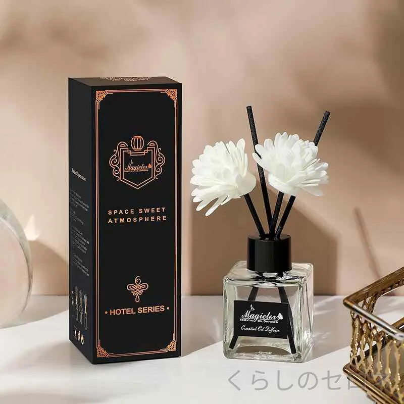 ルームフレグランス リードディフューザー スティックタイプ 50ml フレグランスオイル 芳香剤 消臭 ホテル仕様 リビング 寝室 トイレ 玄関 車用 室内用 上品 高見え リラックス 癒し シンプル おしゃれ インテリア
