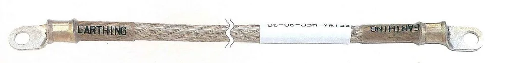 清和工業 日本製 アーシングケーブル 太さ20sq 長さ60cm(HEC-20-60)