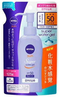 ニベアUV ウォータージェル SPF50 PA+++ つめかえ用 125g