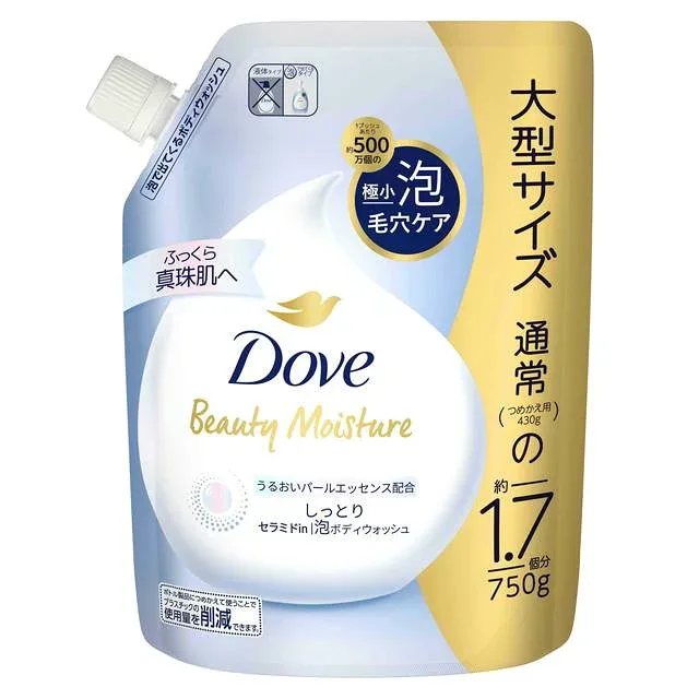 ダヴ ビューティーモイスチャー 泡ボディウォッシュ しっとり つめかえ用 750g