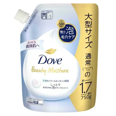 ダヴ ビューティーモイスチャー 泡ボディウォッシュ しっとり つめかえ用 750g