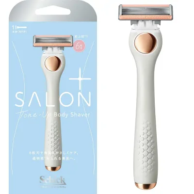 Schick(シック) サロンプラス トーンアップ ボディシェーバー ホルダー(刃付き) 女性用 カミソリ