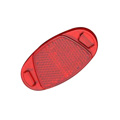 JIS規格 自転車汎用 安全警告 ホイールリフレクター 72*36.5(mm) 2枚入り (赤)