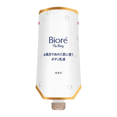 ビオレ ザ ボディ お風呂でぬれた肌に使うボディ乳液 肌すべすべ 無香料 つりさげパック 保湿 285ml