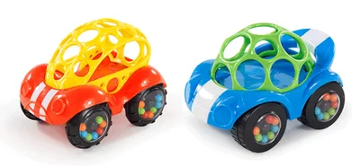 ラトル&ロール【キッズエンターテイメント】ベビー ガラガラ つかみやすい はじめての車のおもちゃ