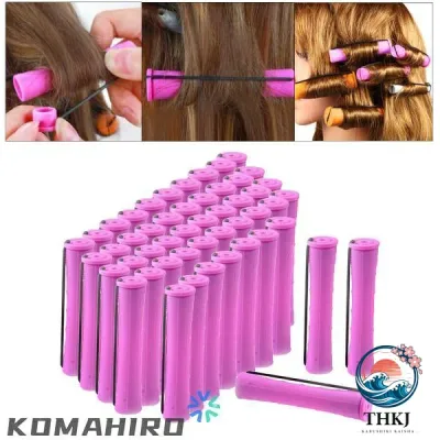 【全品2点で5%OFF】カールコールドウェーブパーマロッドカーリングヘアカーリーウェーブロッドセットレディースガールズ