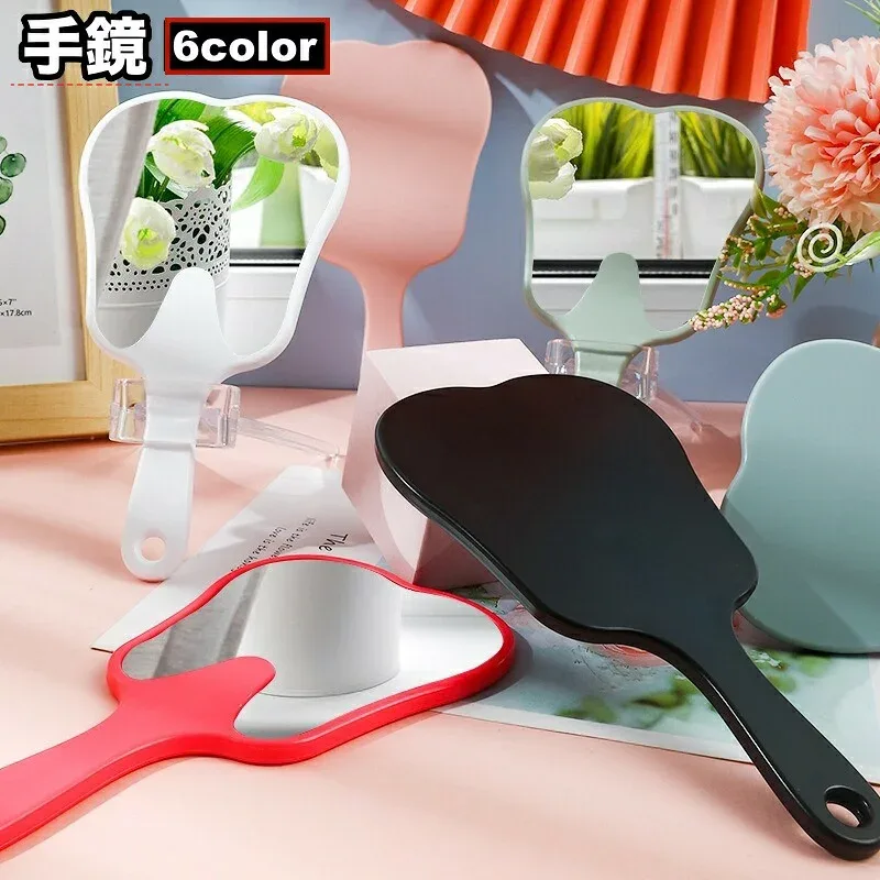 送料無料 手鏡 ハンドミラー 手持ち コンパクト シンプル おしゃれ かわいい メイク道具 携帯 化粧直し エチケット