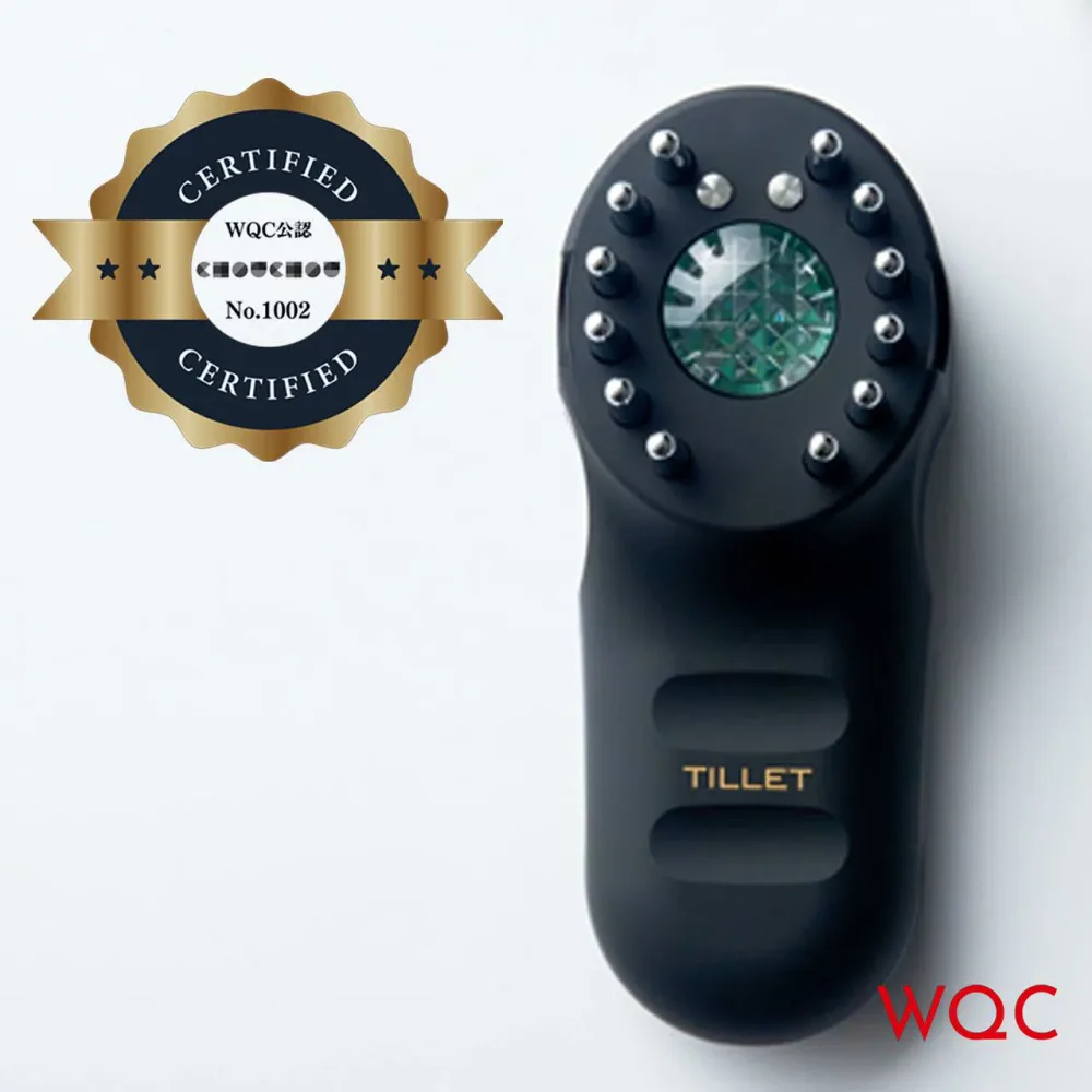 TILLET W-GEAR ティレット ダブルギア WQC ブラック/ホワイト 美顔器 EMS メンズ 首 肌 顔 リフトアップ ほうれい線 クマ クマ取り 美肌ケア 頭皮ケア イオン導入 育毛 発毛促進 ホームケア ホームエステ エレクトロポレーション 日本製 1年保証 送料無料