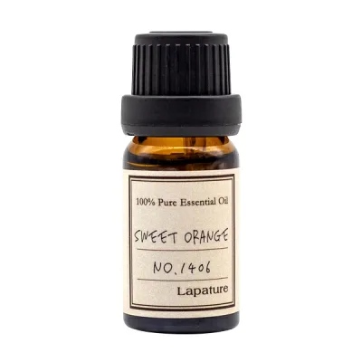 Lapature(ラパチュア) エッセンシャルオイル 10ml スィートオレンジ(Sweet Orange) 精油 アロマオイル アロマディフューザーにも最適 プレゼント