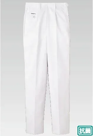 女性用パンツ FH-1111(ホワイト) 4L 後ゴム【白衣 ユニフォーム 作業着】【コック服】【飲食店用】【業務用】