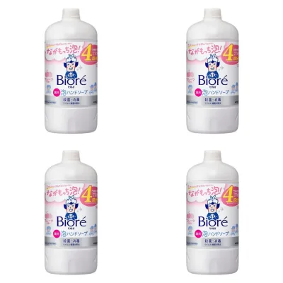 【4個セット】ビオレu 泡ハンドソープ フルーツの香り つめかえ用 770ml 4901301416056