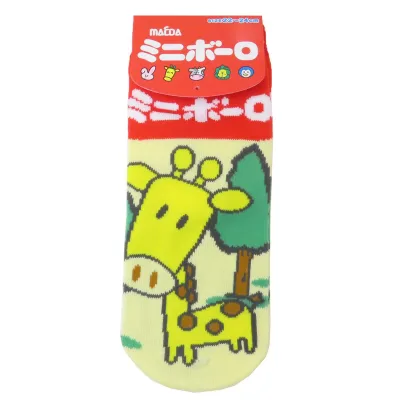 【最大1000円OFFクーポン!】ソックス レディース 女性用靴下 ミニボーロ キリン お菓子パッケージ ジェイズプランニング かわいい メール便可