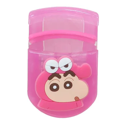 【最大1000円OFFクーポン!】マスコット付きアイラッシュカーラー コスメ雑貨 クレヨンしんちゃん ピンク アイプランニング メイク用品 化粧 アイメイク アニメ