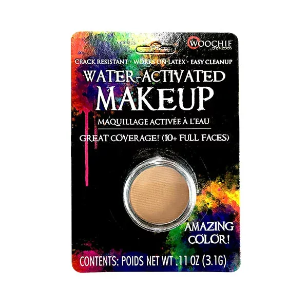 1/8oz. ウォーターメイクアップ ミディアムフレッシュ Water Activated Makeup Color, (0.11oz/3.1g) WAI0013 | 薄茶色,ミルクティーカラー,水性,ドーラン,フェイスペイント,コスプレ,ハロウィン,パーティー,仮装,特殊メイク