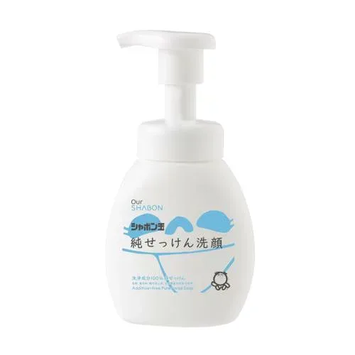 純せっけん洗顔泡タイプ 本体200ml シャボン玉石けん