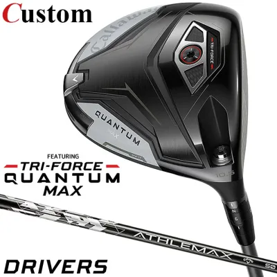 メーカーカスタムクラブ キャロウェイ クアンタム マックス ドライバー 右用 ATHLEMAX 50 カーボンシャフト 日本正規品 QUANTUM MAX 2026 特注 クワンタム