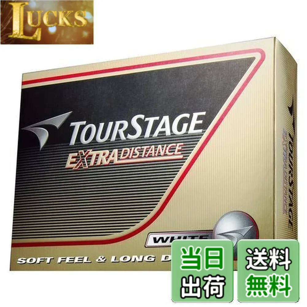【送料無料】BRIDGESTONE(ブリヂストン) ゴルフボール TOURSTAGE エクストラディスタンス 1ダース( 12個入り) ホワイト TEWX