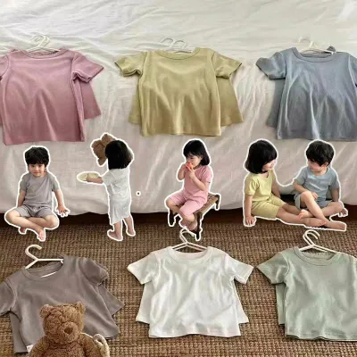 【店長おすすめ】パジャマ キッズ 夏 ベビー服 男の子 女の子 半袖 ショートパンツ 子供服 セットアップ tシャツ 半ズボン 部屋着 ジュニア 赤ちゃん おしゃれ 可愛い 80cm 90cm 100cm 110cm 120cm 130cm 140cm 150cm ルームウェア