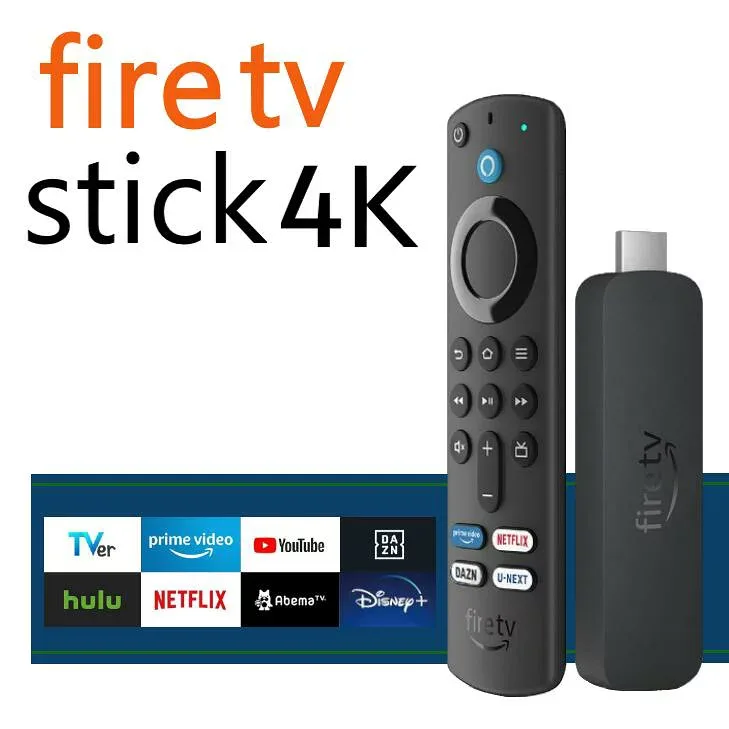 \高評価レビュー★4.75/ファイヤースティック 4K 第2世代 アマゾンファイヤースティック 4k アレクサ 対応音声認識リモコン付属 amazon fire tv stick 4K リモコン ファイヤースティックtv 4k ファイヤーtvスティック4K アマゾン ファイアースティック 4k
