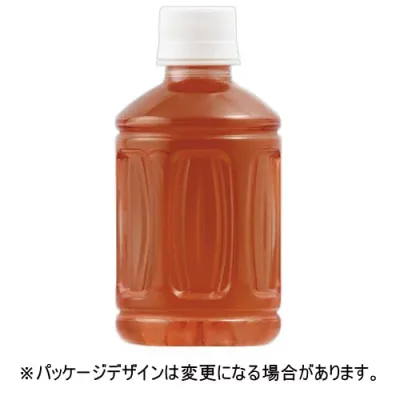 【24本】富永貿易 神戸茶房 麦茶 ラベルレス 280mL ペットボトル 1ケース(24本)【法人限定】【送料無料】