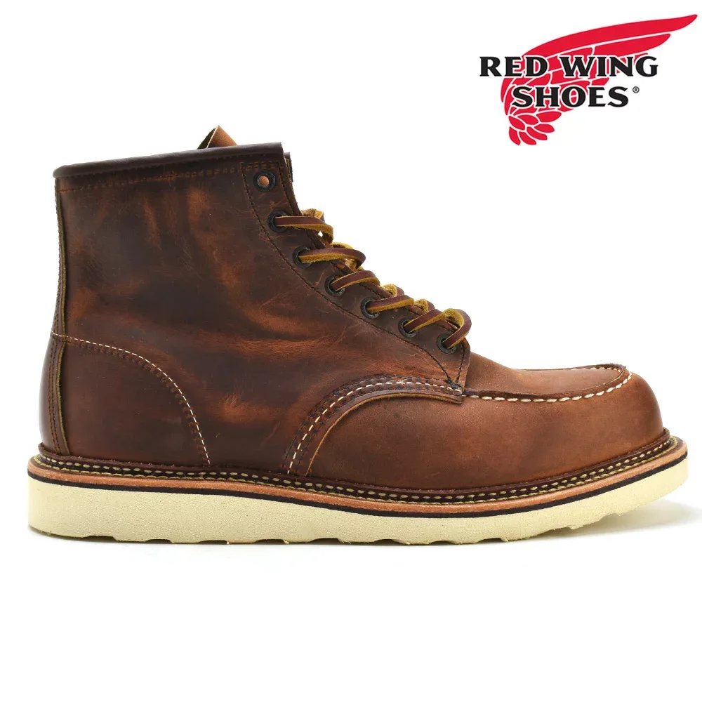 レッドウィング 1907 REDWING アイリッシュセッター 6-INCH MOC TOE BOOT COPPER 6インチモックトゥ ブーツ コッパー ラフ&タフ レザー ワークブーツ 【送料無料】