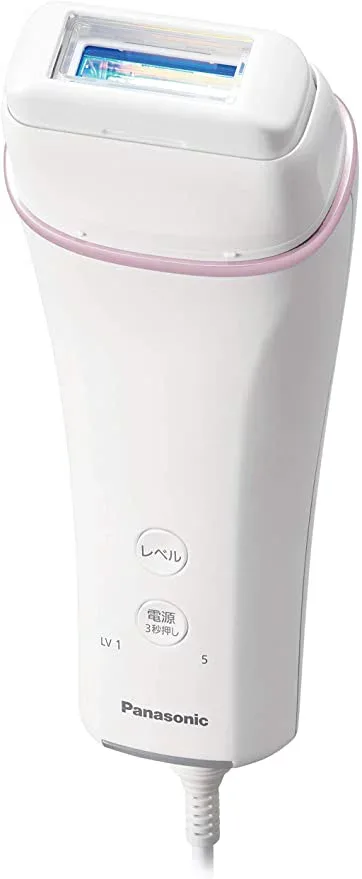 パナソニック 光美容器 光エステ ボディフェイス用 コンパクトタイプ ピンク調 ES-WH76-P