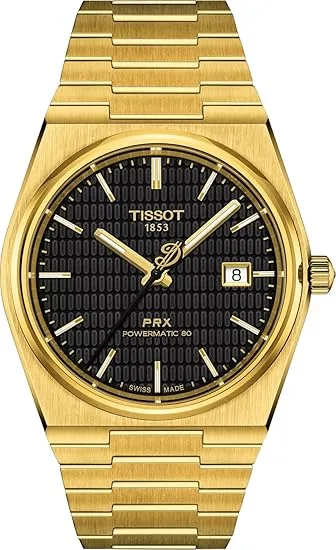 ティソ 腕時計 TISSOT PRX パワーマティック80 デイミアン リラード スペシャルエディション 正規輸入品 ブレスレット T1374073305100 メンズ ブラック文字盤