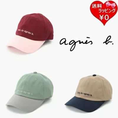 【無料ラッピング】 アニエスベー agnes b キャップ 帽子 コットン バイカラー 綿100% ブランド 正規品 新品 ギフト プレゼント 人気 おすすめ 誕生日 記念日 クリスマス 送料無料