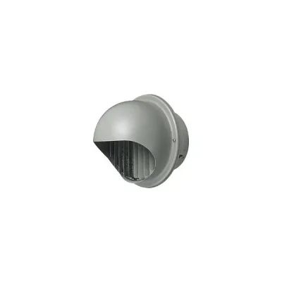 MELAT/メルコエアテック 換気部材【AT-125MWSD4】丸形フード 外壁用(ステンレス製) 適用パイプφ125 縦ギャラリ・網 防火ダンパー付〔HF〕