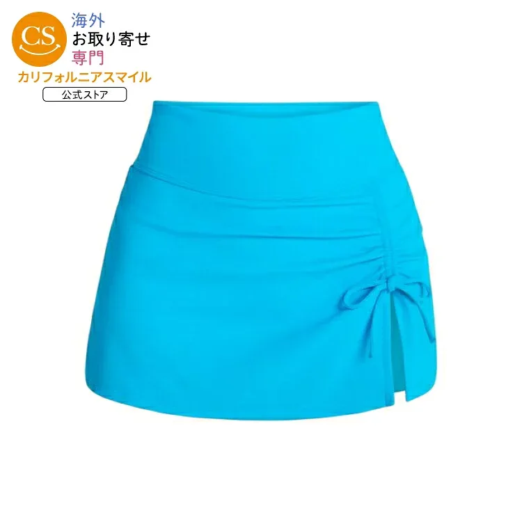 タイムアンドトゥルー レディース・プラスサイズ リブスイムスカート ハワイアンオーシャン 1X Time and Tru Women's and Women's Plus Ribbed Swim Skirt, Hawaiian Ocean 1X 【お取り寄せ商品】