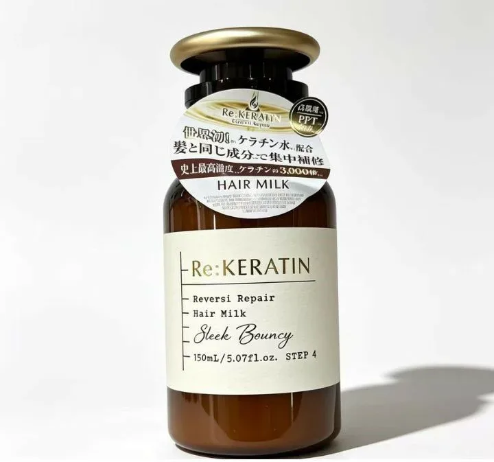 【リバーシ リペア シャンプー Sleek Bouncy(スリークバウンシー))・400g】 Re:KERATIN(リケラチン)の「リバーシ リペア シャンプー Sleek Bouncy・400g」シャンプー ヘアシャンプー ヘアケア ヘアケア用品 洗髪 美髪 ツヤ髪 さらさら髪 しっとり髪
