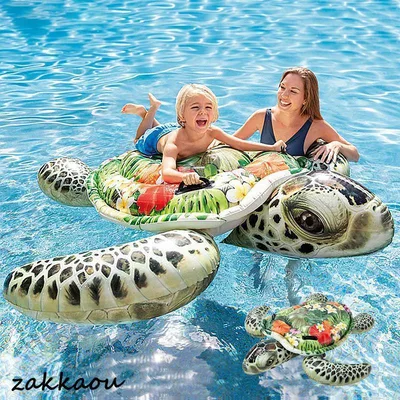 浮き輪 フロートマット サーフマット フロート 浮輪 水泳補助具 ウミガメ ハンドル付き 安全 水遊び 夏 夏休み 楽しい 水泳の練習 海水浴 プール 海