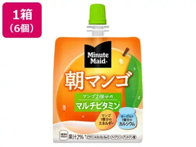 コカ・コーラ ミニッツメイド 朝マンゴ 180g×6個 バランス栄養食品 栄養補助食品 栄養ドリンク 健康食品