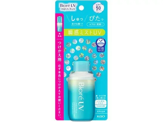 KAO ビオレUV アクアリッチ アクアプロテクトミスト つけかえ用 60mL UVカット 日やけ止め サンケア UVケア スキンケア