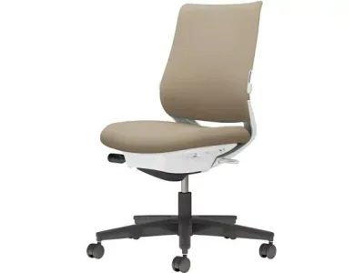 【メーカー直送】コクヨ チェア ミトラ2 肘無 ランバー付 ソフトベージュ ナイロンキャスター【代引不可】【組立・設置・送料無料】肘なし 布張りチェア オフィスチェア オフィス家具