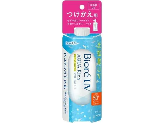 KAO ビオレUVアクアリッチ ライトアップエッセンス フレッシュパウチ 120g 替え UVカット 日やけ止め サンケア UVケア スキンケア